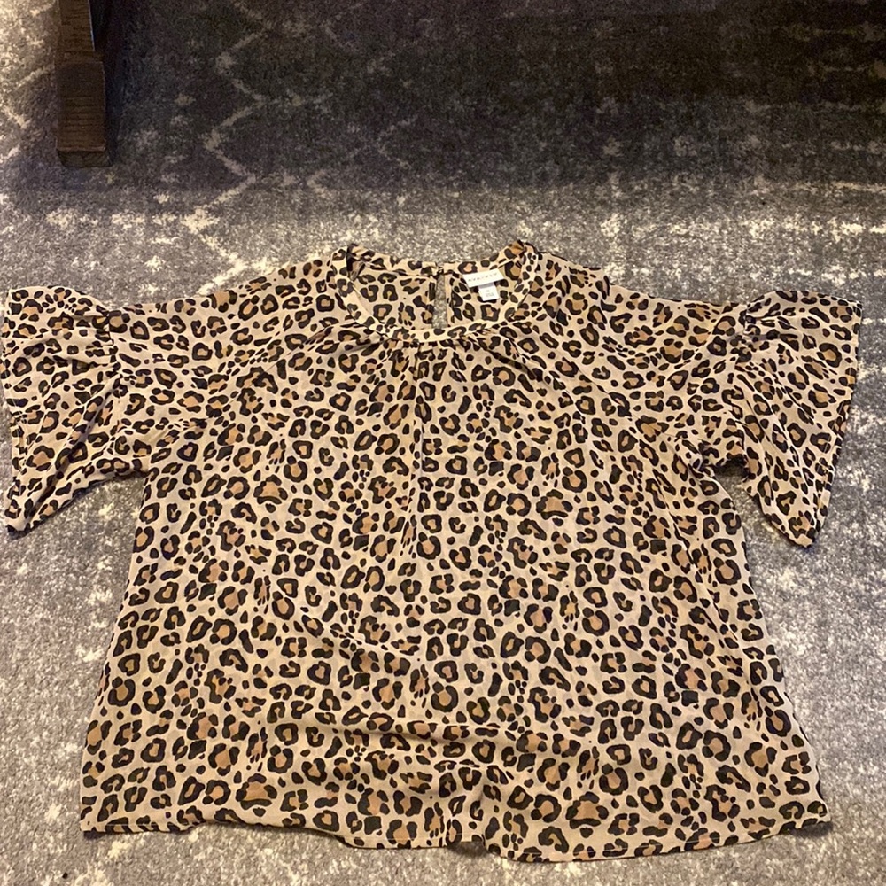 Ava&Viv Leopard Top